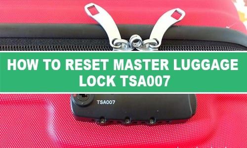 go travel lock tsa007 reset